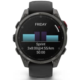 Смарт-часы Garmin Fenix 8 Pro 47mm Amoled Sapphire Lens Tinanium With Black Silicone Band, Graphite — фото 8