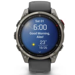 Смарт-часы Garmin Fenix 8 Pro 47mm Amoled Sapphire Lens Tinanium With Black Silicone Band, Graphite — фото 9