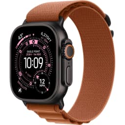 Смарт-часы Apple Watch Ultra 3 49mm Titanium Case with Terra Cotta Alpine Loop S, Black — фото 1