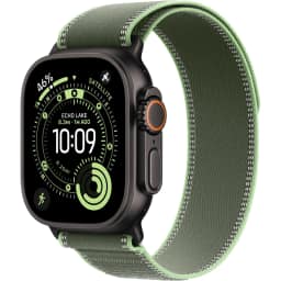 Смарт-часы Apple Watch Ultra 3 49mm Titanium Case with Green Neon Trail Loop S M, Black — фото 1