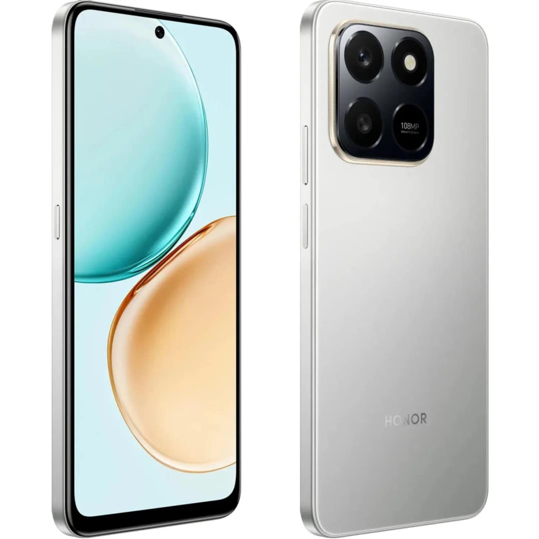 Смартфон Honor X7d 8, Meteor Silver — фото 4