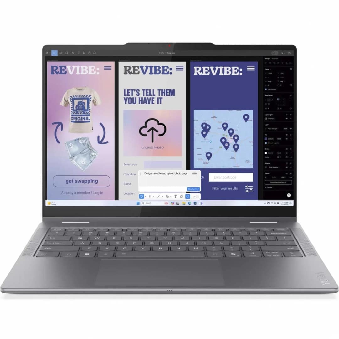 Ноутбук Lenovo Yoga 7 4ILL10 14 OLED i5-226V Ultra SSD Luna Grey — фото 5
