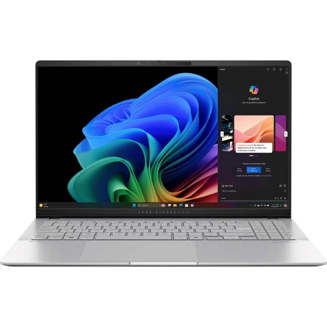 Ноутбук ASUS VivoBook S 15 S5507QA-MA078W 15.6 OLED QS X Elite X1E-78-100 SSD Cool Silver — фото 3