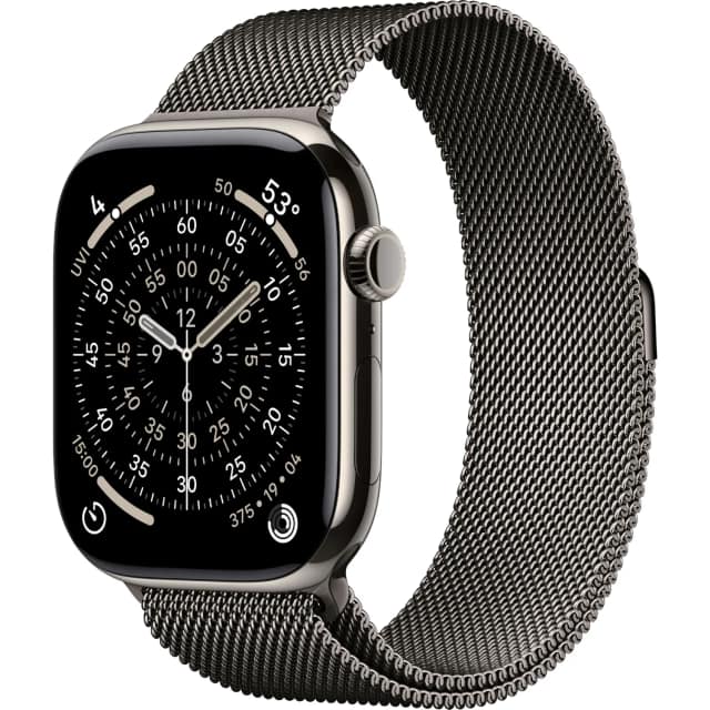 Смарт-часы Apple Watch Series 11 42mm Titanium Case with Slate Milanese Loop, Natural