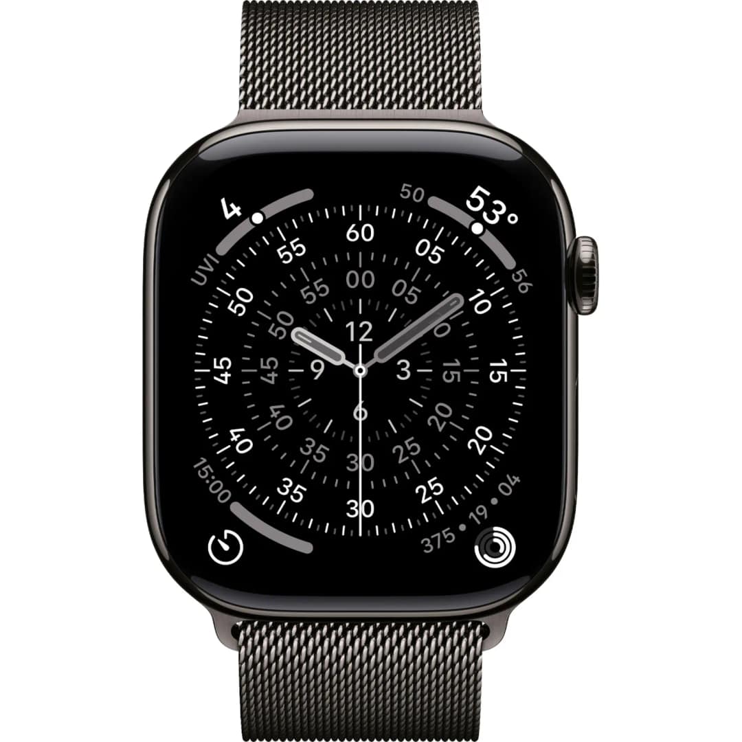 Смарт-часы Apple Watch Series 11 42mm Titanium Case with Milanese Loop, Slate — фото 2