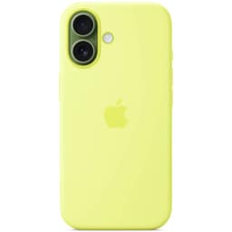 Чехол Apple Silicone Case with MagSafe для iPhone 17, Neon Yellow — фото 1