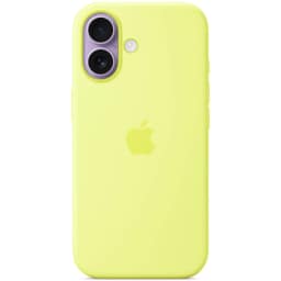Чехол Apple Silicone Case with MagSafe для iPhone 17, Neon Yellow — фото 5