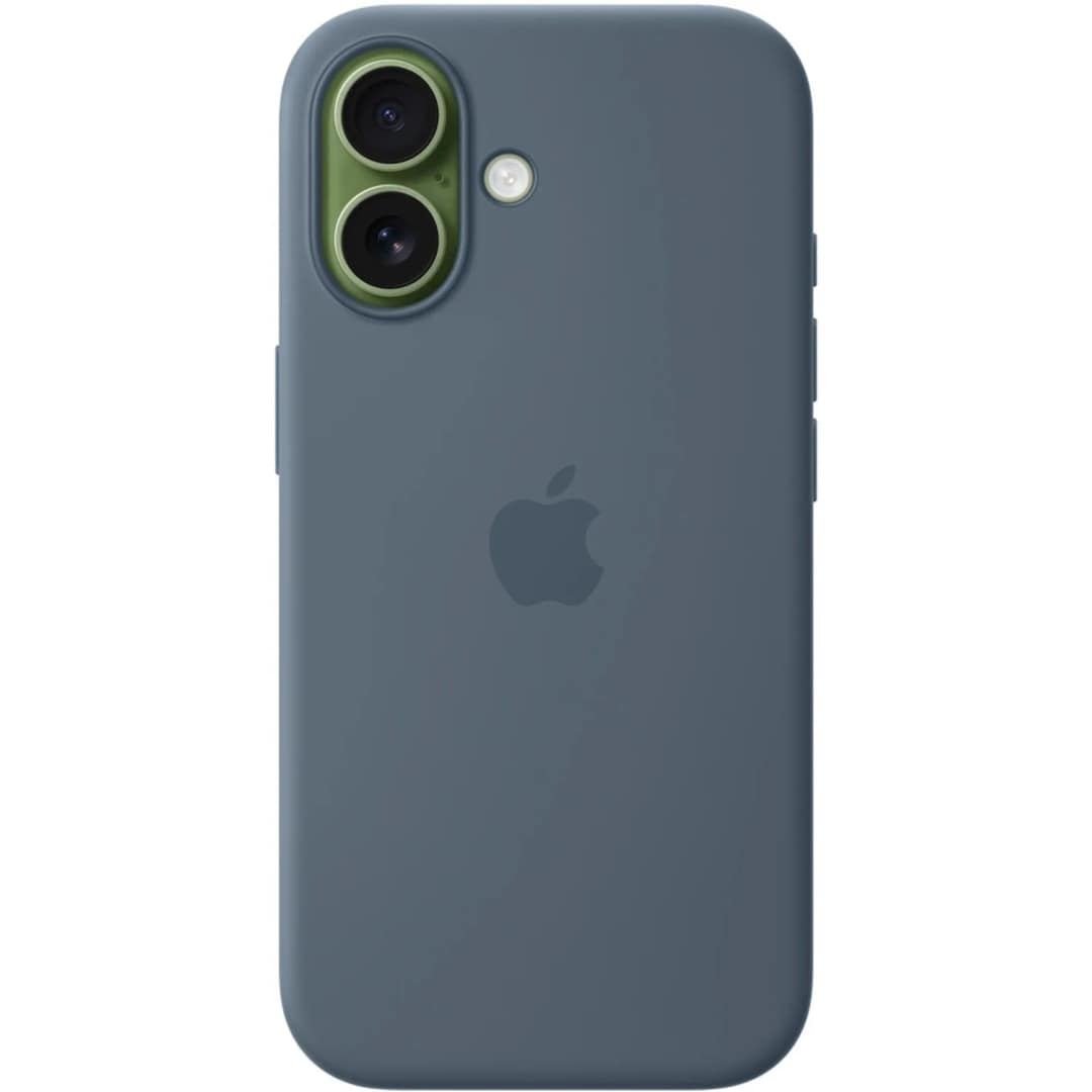 Чехол Apple Silicone Case with MagSafe для iPhone 17, Anchor Blue — фото 4