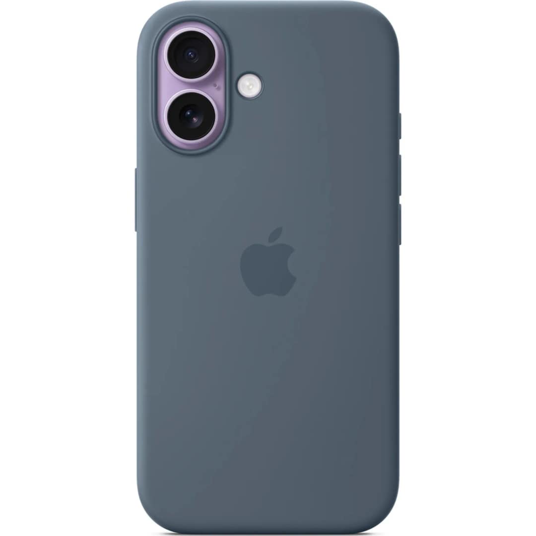 Чехол Apple Silicone Case with MagSafe для iPhone 17, Anchor Blue — фото 5