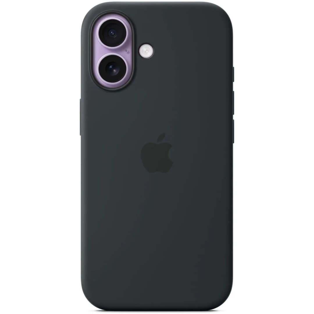 Чехол Apple Silicone Case with MagSafe для iPhone 17, Black — фото 2
