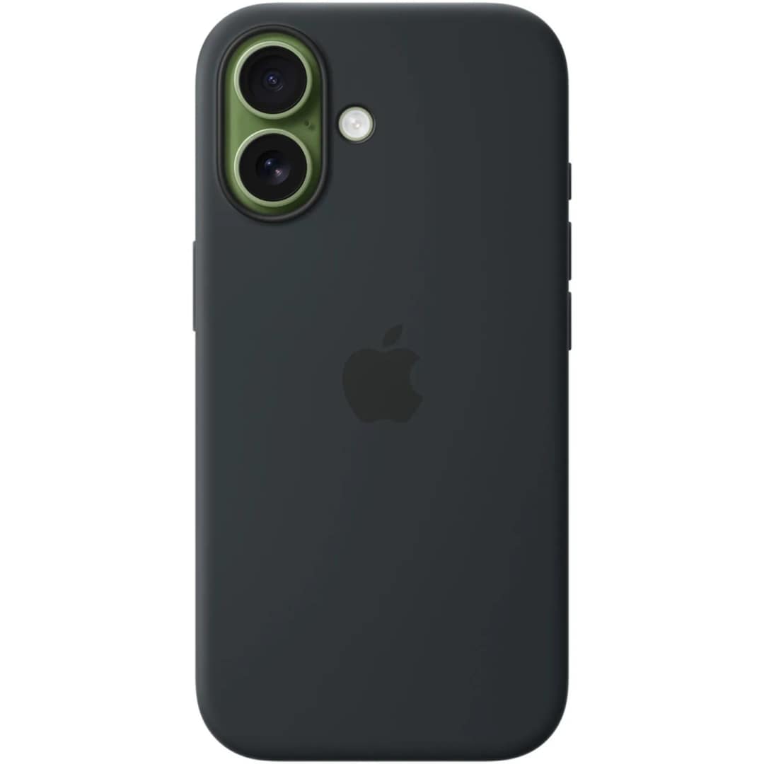 Чехол Apple Silicone Case with MagSafe для iPhone 17, Black — фото 3