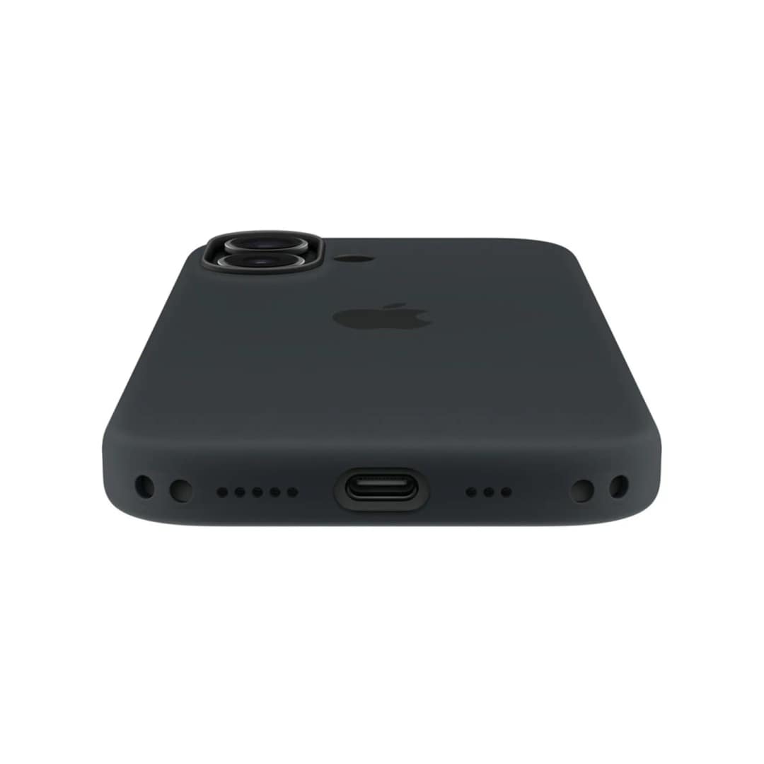 Чехол Apple Silicone Case with MagSafe для iPhone 17, Black — фото 6