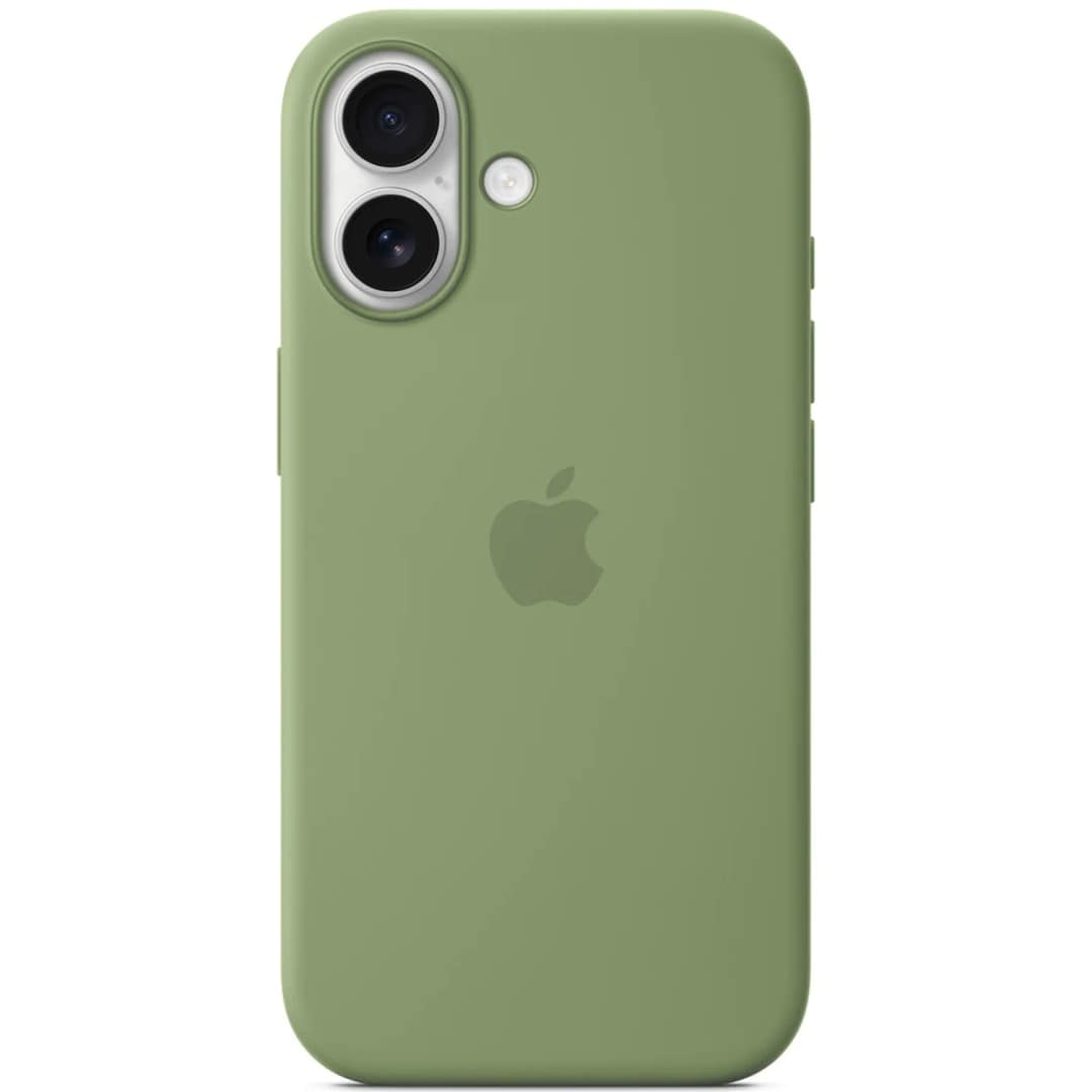 Чехол Apple Silicone Case with MagSafe для iPhone 17, Light Moss — фото 2