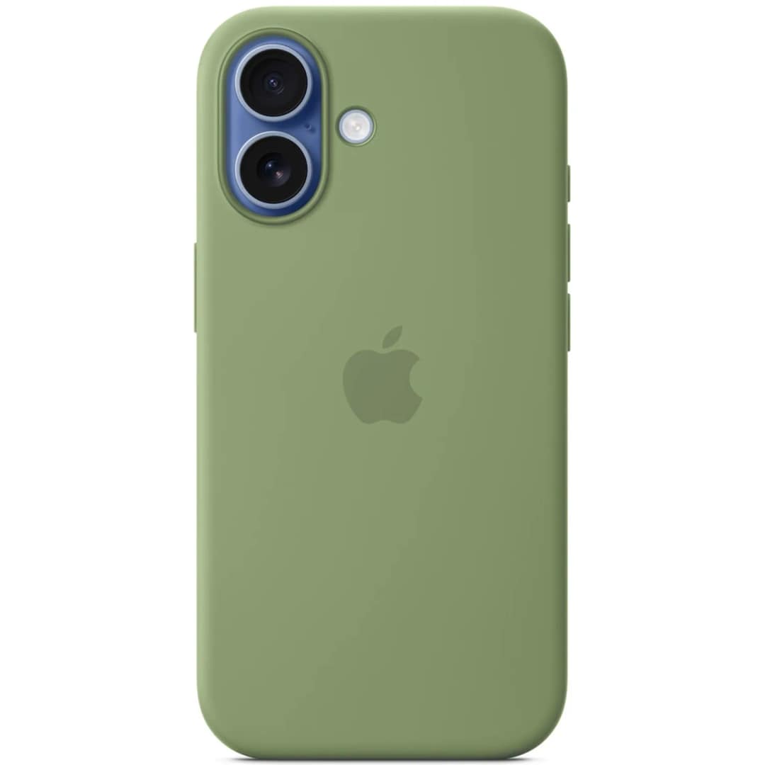 Чехол Apple Silicone Case with MagSafe для iPhone 17, Light Moss — фото 4