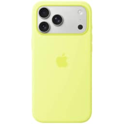 Чехол Apple Silicone Case with MagSafe для iPhone 17 Pro, Neon Yellow