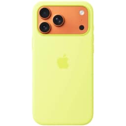 Чехол Apple Silicone Case with MagSafe для iPhone 17 Pro, Neon Yellow — фото 2