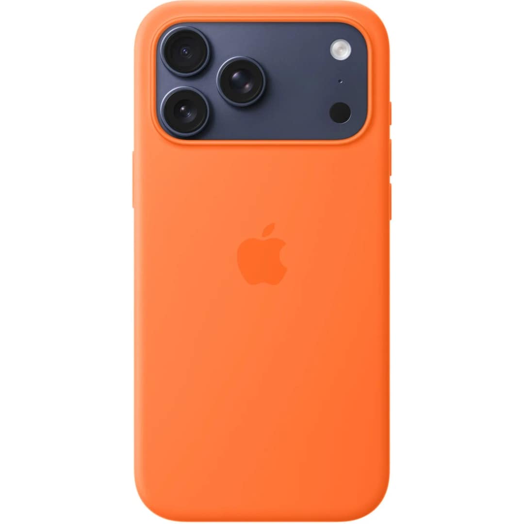 Чехол Apple Silicone Case with MagSafe для iPhone 17 Pro, Orange — фото 3