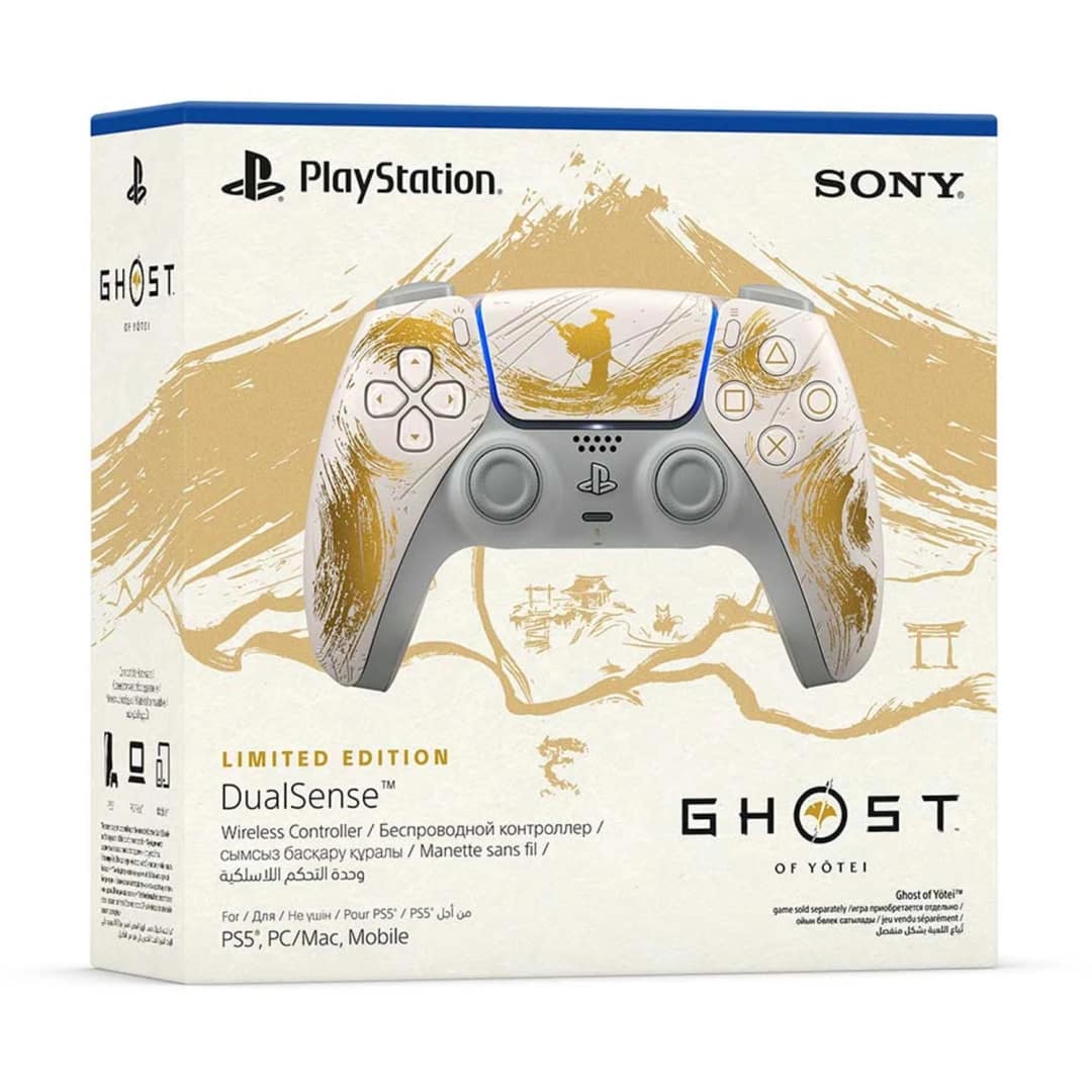 Джойстик беспроводной Sony DualSense для PS5 Limited Edition, Ghost of Yotei Gold — фото 5