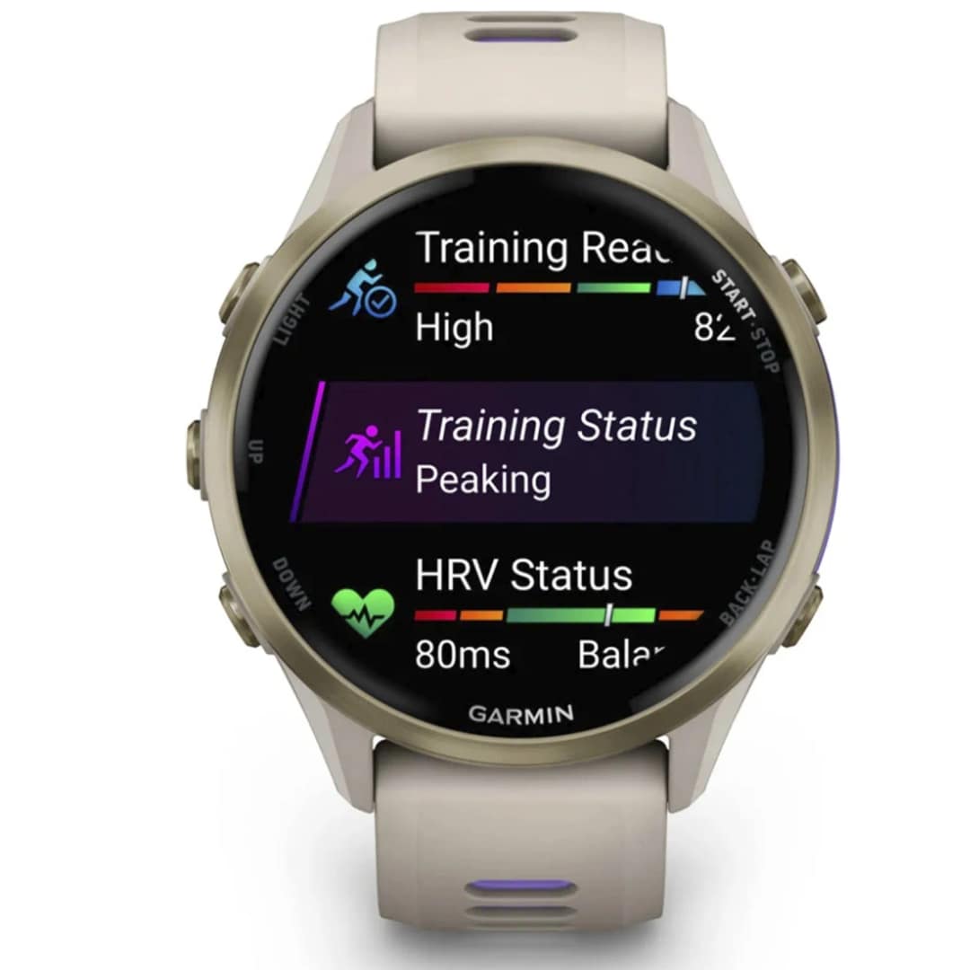 Умные часы Garmin Forerunner 970, Soft Gold — фото 4