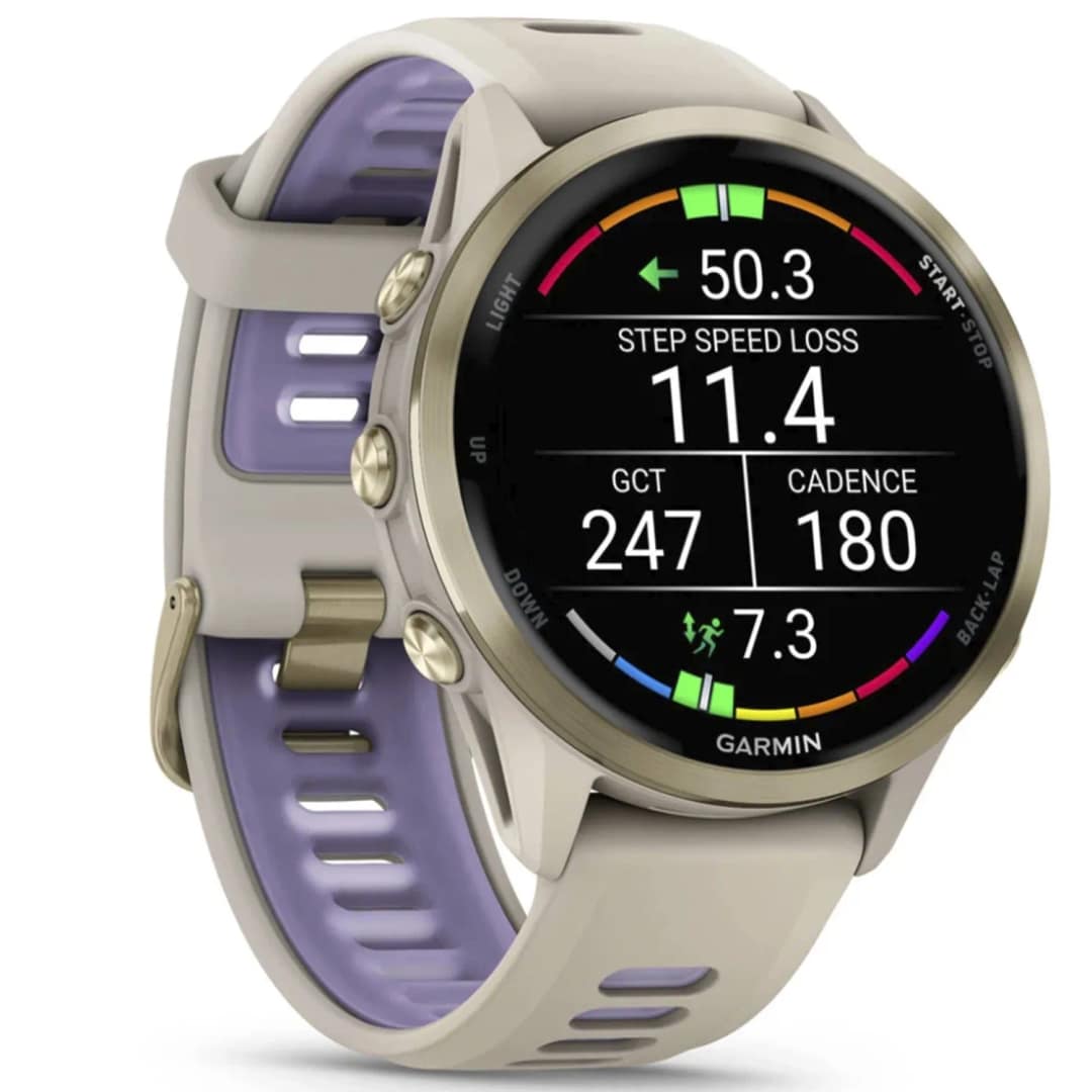 Умные часы Garmin Forerunner 970, Soft Gold — фото 7