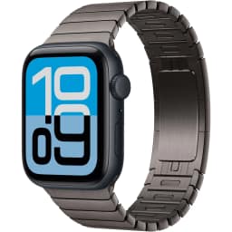 Смарт-часы Apple Watch SE 44mm Aluminum Case with Slate Link Bracelet, Midnight — фото 1