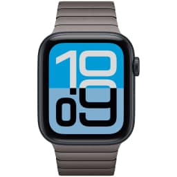 Смарт-часы Apple Watch SE 44mm Aluminum Case with Slate Link Bracelet, Midnight — фото 3