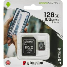 Карта памяти Kingston Canvas Select Plus MicroSDXC Class 10 UHS-I — фото 2