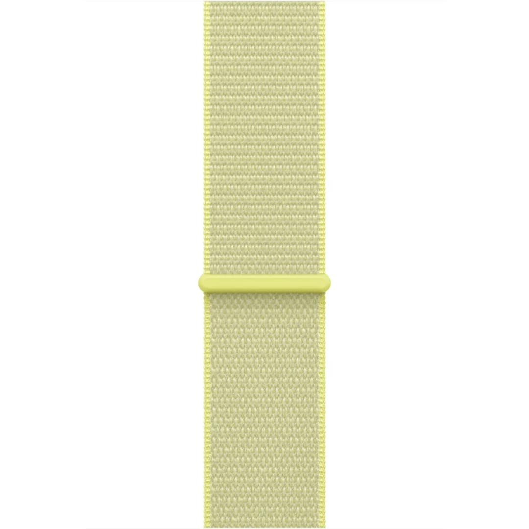 Смарт-часы Apple Watch SE 40mm Starlight Aluminum Case with Sport Loop, Neon Yellow — фото 2