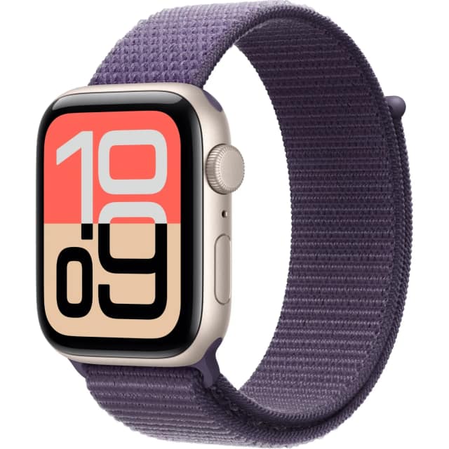 Смарт-часы Apple Watch SE 40mm Starlight Aluminum Case with Sport Loop, Purple Fog