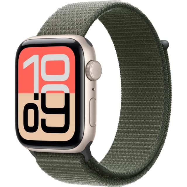 Смарт-часы Apple Watch SE 40mm Starlight Aluminum Case with Sport Loop, Forest