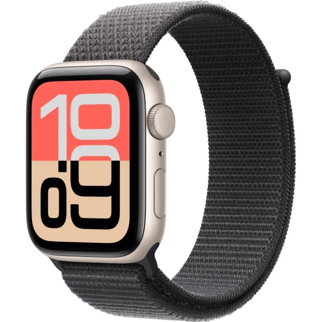 Смарт-часы Apple Watch SE 40mm Starlight Aluminum Case with Sport Loop, Dark Gray