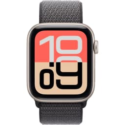 Смарт-часы Apple Watch SE 40mm Starlight Aluminum Case with Sport Loop, Dark Gray — фото 3