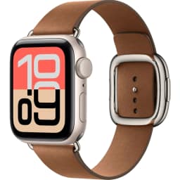 Смарт-часы Apple Watch SE 40mm Starlight Aluminum Case with Modern Buckle L, Caramel — фото 1