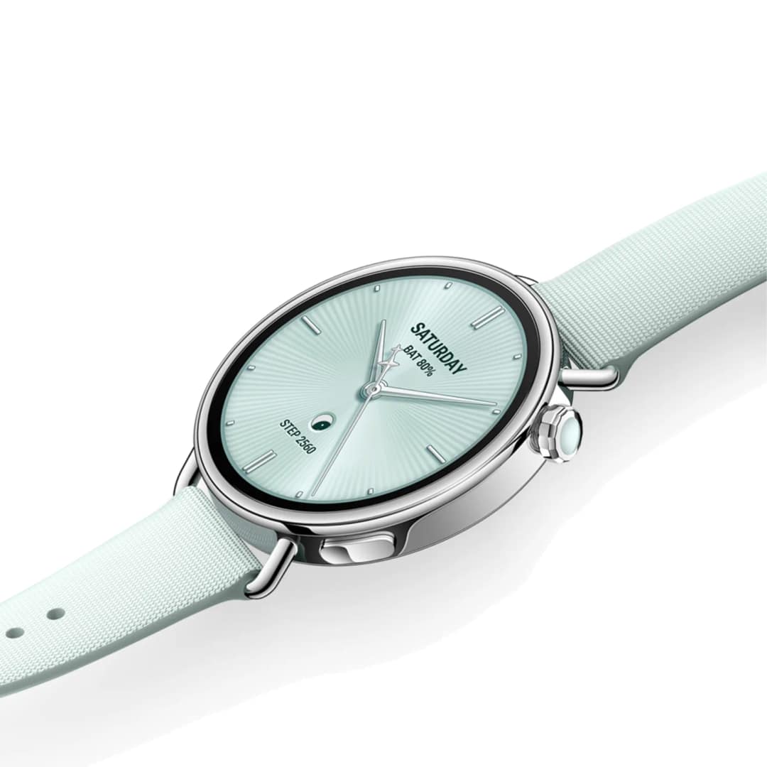 Смарт-часы Xiaomi Watch S4 41mm Fluororubber Strap, Green — фото 3