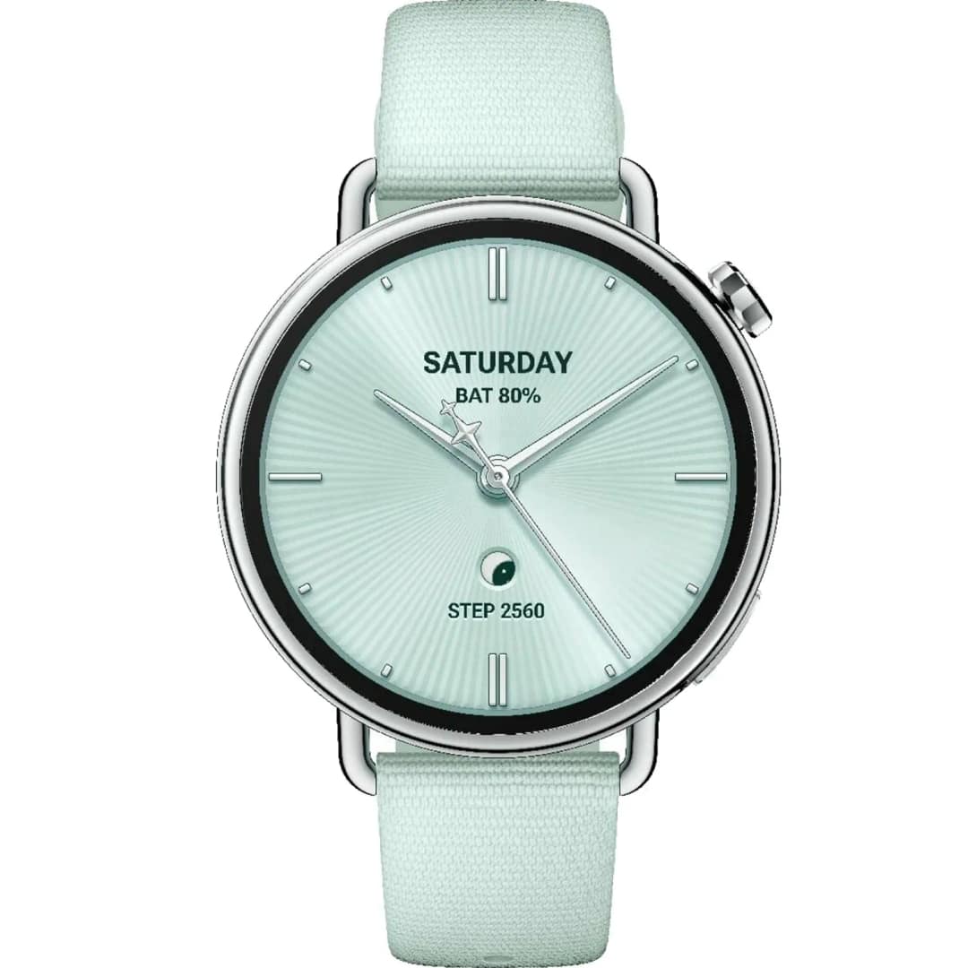 Смарт-часы Xiaomi Watch S4 41mm Fluororubber Strap, Green — фото 4