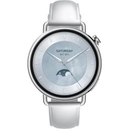 Смарт-часы Xiaomi Watch S4 41mm Leather Strap, White — фото 2