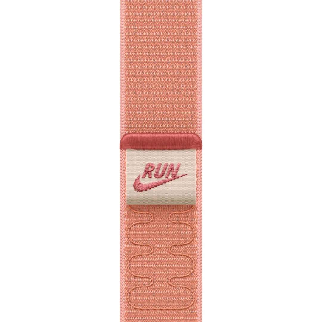 Смарт-часы Apple Watch SE 44mm Starlight Aluminum Case with Nike Sport Loop, Alpenglow Pink — фото 2