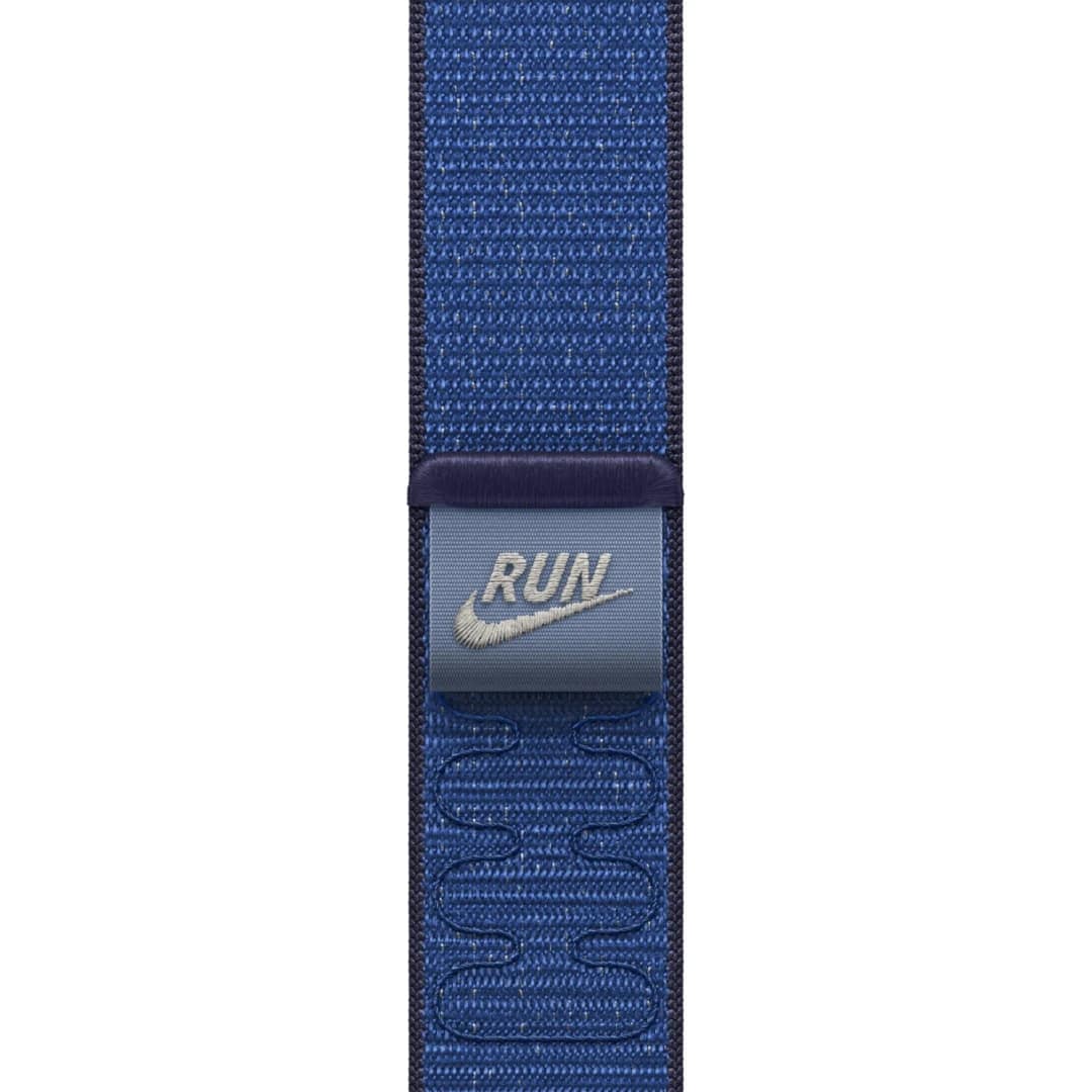 Смарт-часы Apple Watch SE 44mm Starlight Aluminum Case with Nike Sport Loop, Blue Ribbon — фото 2