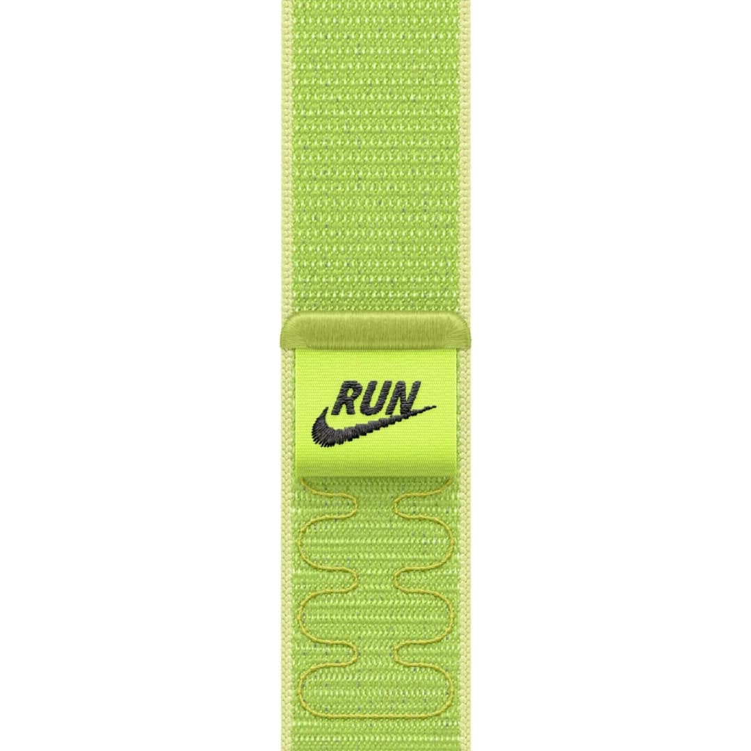 Смарт-часы Apple Watch SE 44mm Starlight Aluminum Case with Nike Sport Loop, Volt Splash — фото 2