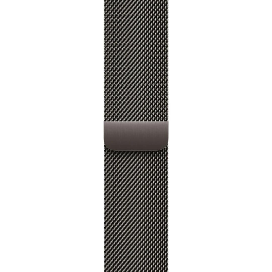 Смарт-часы Apple Watch SE 44mm Aluminum Case with Slate Milanese Loop, Starlight — фото 2