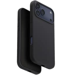 Чехол Uniq Lino Hybrid Silicone Case with MagClick для iPhone 17 Pro, Charcoal Gray — фото 1