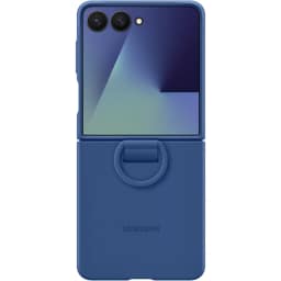 Чехол Samsung Silicone Ring Case для Galaxy Z Flip7, Blue — фото 3