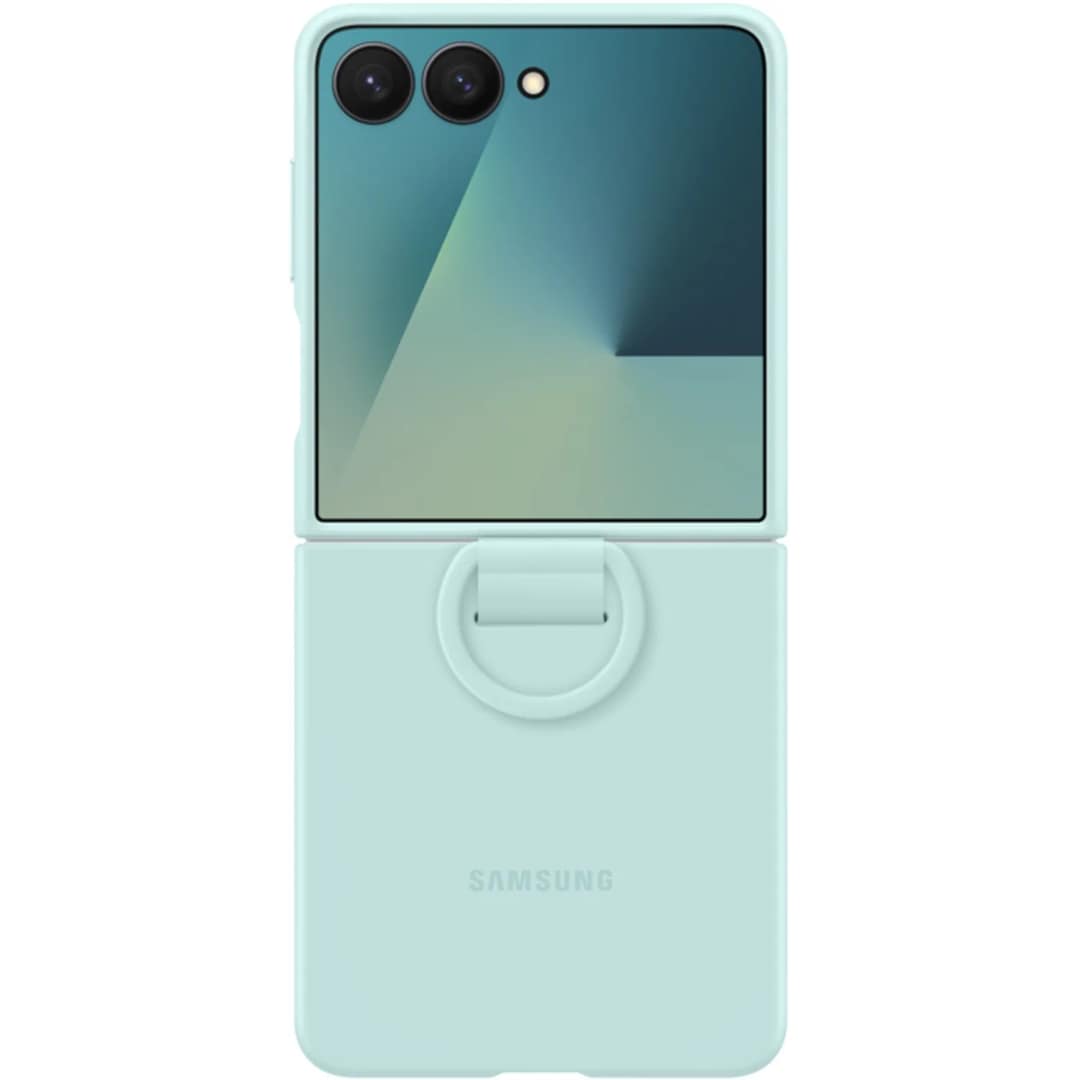 Чехол Samsung Silicone Ring Case для Galaxy Z Flip7, Mint — фото 3