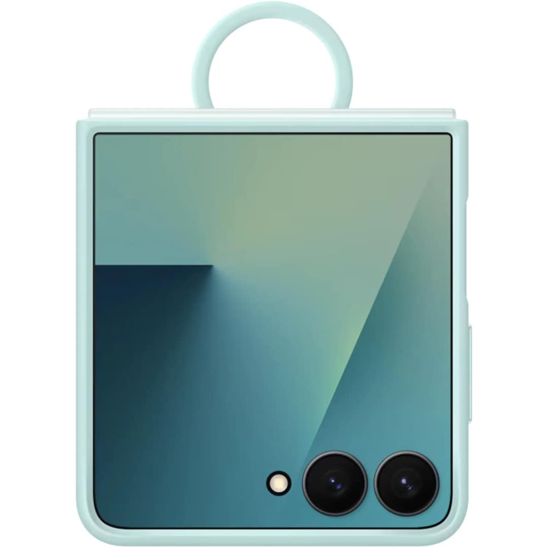 Чехол Samsung Silicone Ring Case для Galaxy Z Flip7, Mint — фото 5