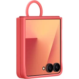 Чехол Samsung Silicone Ring Case для Galaxy Z Flip7, Red — фото 1