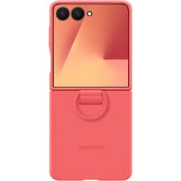 Чехол Samsung Silicone Ring Case для Galaxy Z Flip7, Red — фото 3