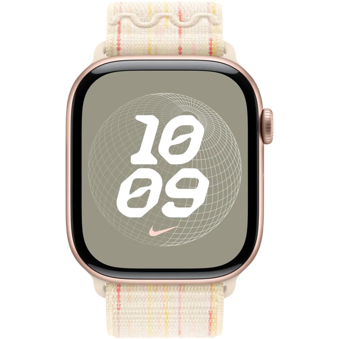 Ремешок Apple Watch 46mm Nike Sport Loop, Starlight/Pink — фото 2