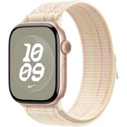 Ремешок Apple Watch 46mm Nike Sport Loop, Starlight/Pink — фото 3