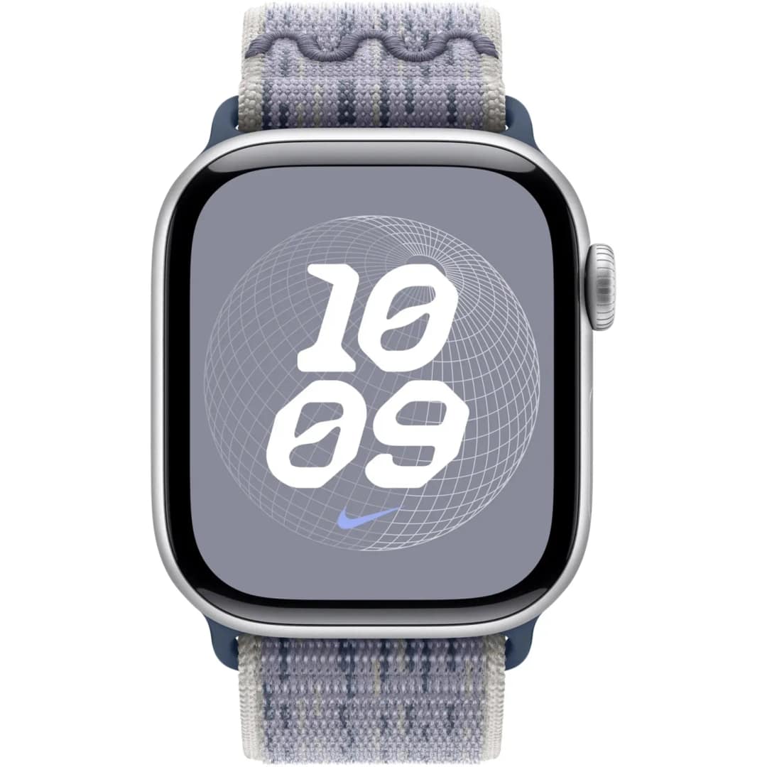 Ремешок Apple Watch 40mm Nike Sport Loop, Grey/Blue — фото 2