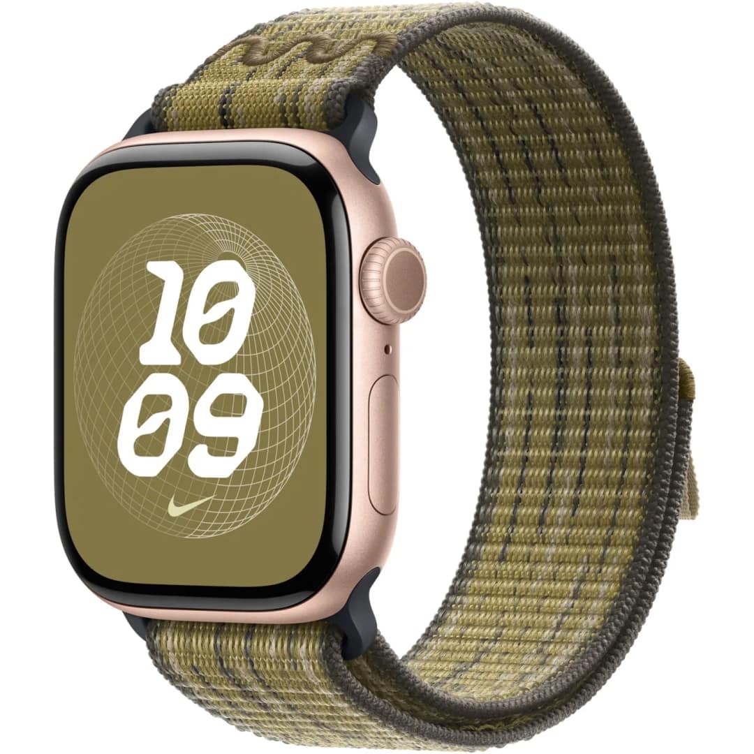 Ремешок Apple Watch 40mm Nike Sport Loop, Green/Grey — фото 3